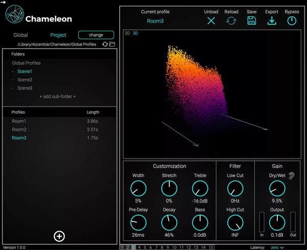 Accentize Chameleon(智能音频插件) v2.1.1 免费版-泱泱学习社