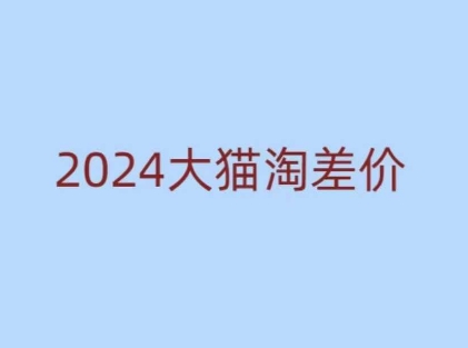 2024版大猫淘差价课程，新手也能学的无货源电商课程-泱泱学习社