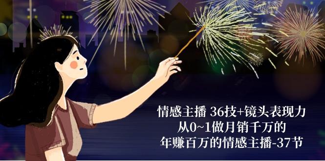 情感主播 36技+镜头表现力：从0~1做月销千万的，年赚百万的情感主播-37节-泱泱学习社
