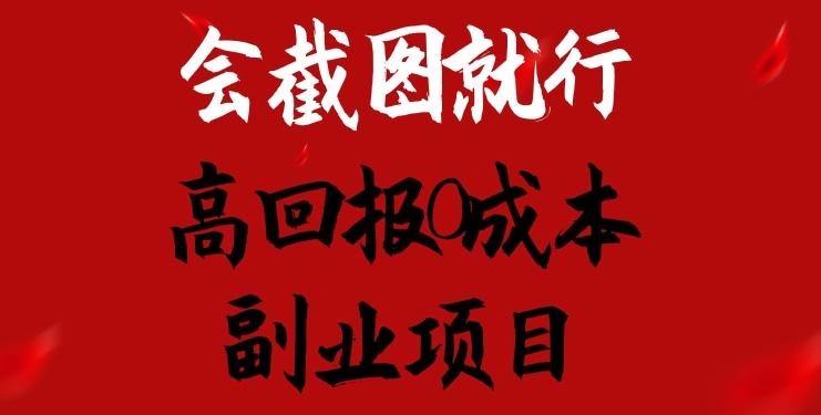 会截图就行，高回报0成本副业项目，卖离婚模板一天1.5k+【揭秘】-泱泱学习社