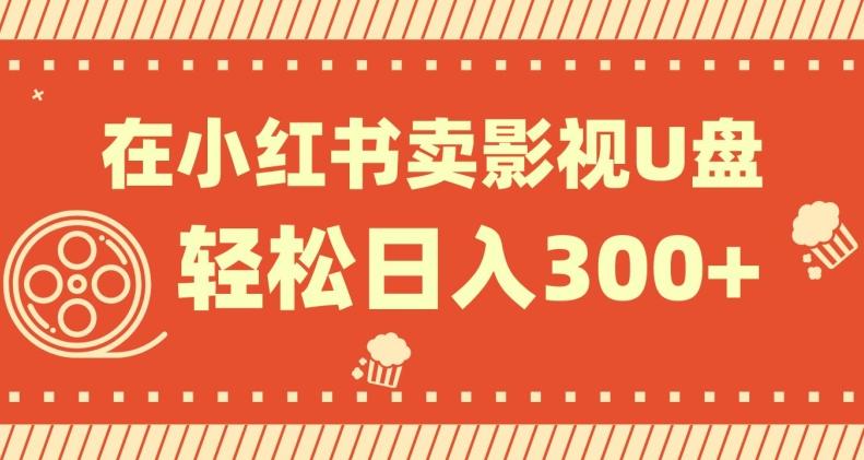 在小红书上卖影视U盘，轻松日入300+，操作简单，小白可轻松上手-泱泱学习社