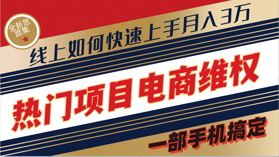 普通消费者如何通过维权保护自己的合法权益线上快速出单实测轻松月入3w+-泱泱学习社