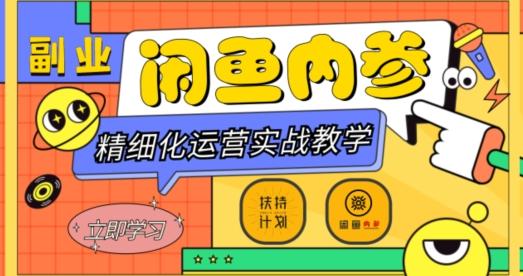 闲鱼精细化运营入门+高阶实战教学，从底层逻辑到轻松变现，多维度玩转闲鱼副业-泱泱学习社