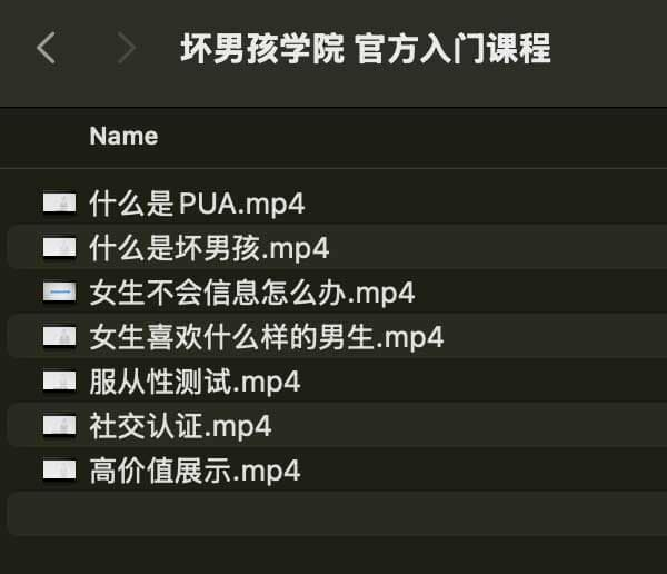 坏男孩学院 官方入门课程-泱泱学习社