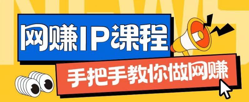 ip合伙人打造1.0，从0到1教你做网创，实现月入过万【揭秘】-泱泱学习社