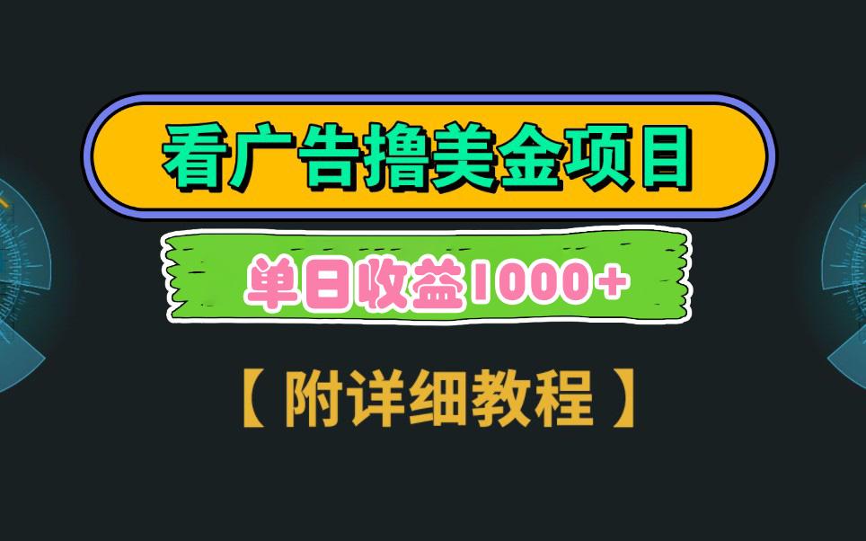 Google看广告撸美金，3分钟到账2.5美元 单次拉新5美金，多号操作，日入1千+-泱泱学习社
