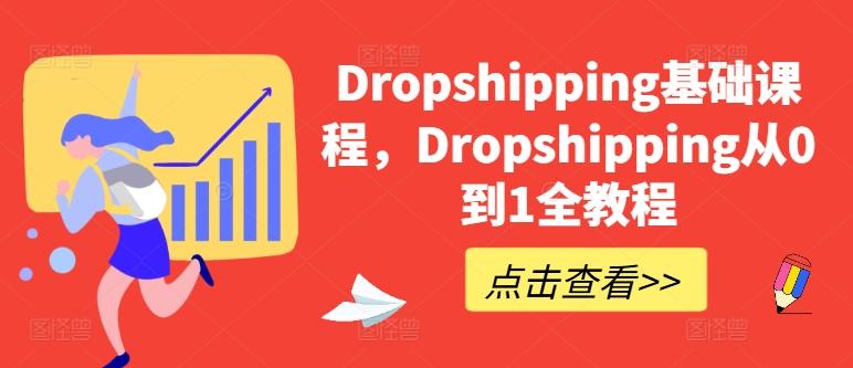 Dropshipping基础课程，Dropshipping从0到1全教程-泱泱学习社