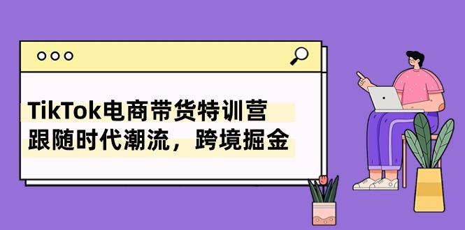 TikTok电商带货特训营，跟随时代潮流，跨境掘金(8节课-泱泱学习社