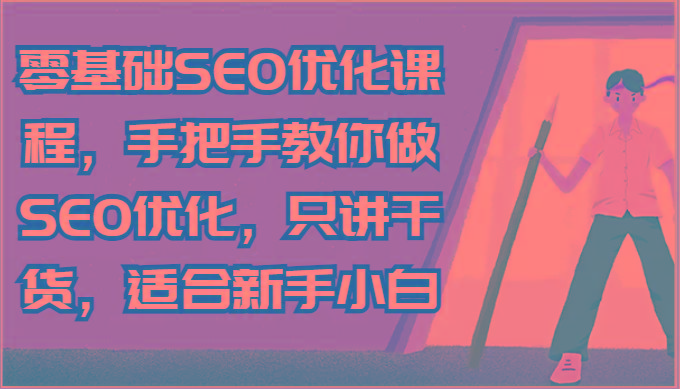 零基础SEO优化课程，手把手教你做SEO优化，只讲干货，适合新手小白-泱泱学习社