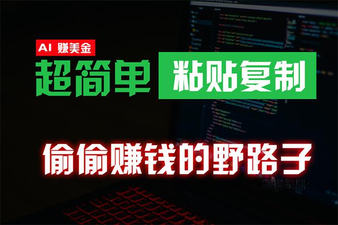 (10044期)偷偷赚钱野路子，0成本海外淘金，无脑粘贴复制 稳定且超简单 适合副业兼职-泱泱学习社