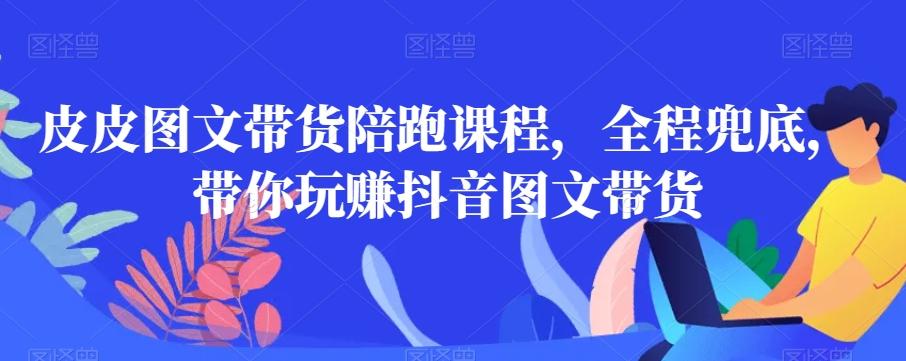 皮皮图文带货陪跑课程，全程兜底，带你玩赚抖音图文带货-泱泱学习社