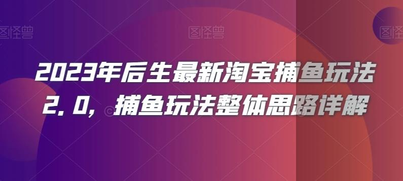 2023年后生最新淘宝捕鱼玩法2.0，捕鱼玩法整体思路详解-泱泱学习社