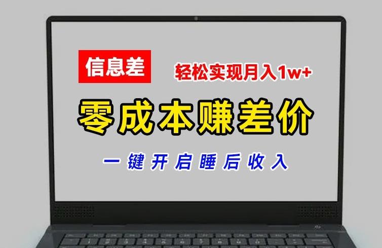 零成本赚差价，各大平台账号批发倒卖，一键开启睡后收入，轻松实现月入1w+【揭秘】-泱泱学习社