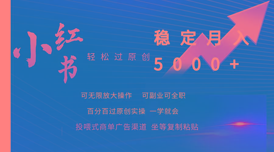 (9792期)小红书轻松过原创稳定月入5000+-泱泱学习社