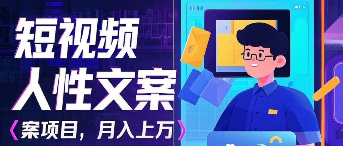 利用AI自动制作短视频人性文案项目：揭秘月入上万的精准流量变现秘籍-泱泱学习社