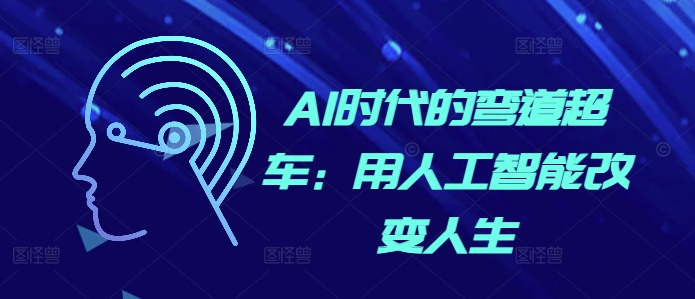 AI时代的弯道超车：用人工智能改变人生-泱泱学习社