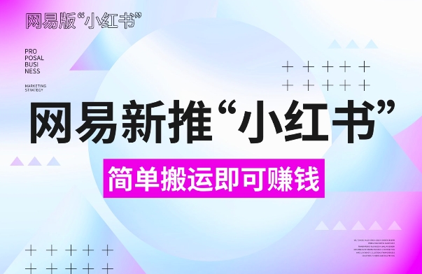 网易官方新推“小红书”，搬运即有收益，新手小白千万别错过(附详细教程)【揭秘】-泱泱学习社