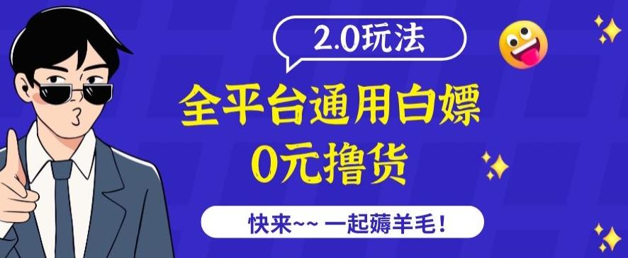外面收费2980的全平台通用白嫖撸货项目2.0玩法【仅揭秘】-泱泱学习社
