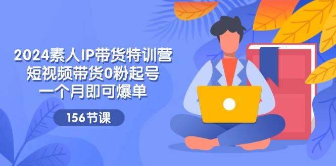 2024素人IP带货特训营，短视频带货0粉起号，一个月即可爆单(156节-泱泱学习社