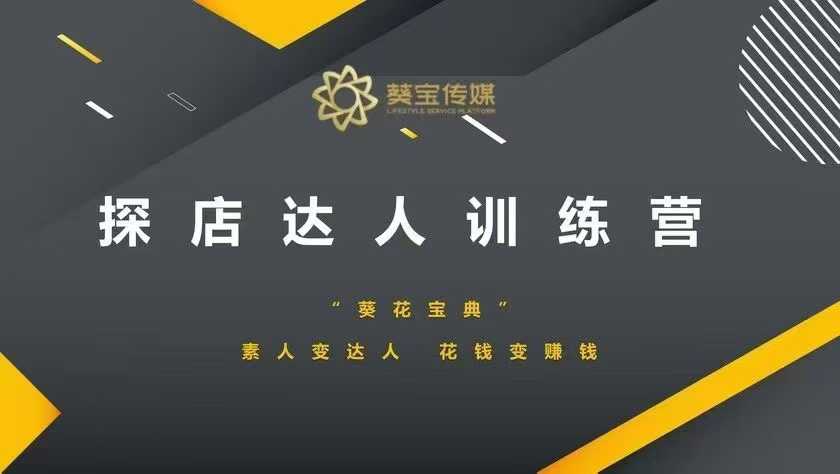 探店达人训练营，素人变达人，花钱变赚钱-泱泱学习社