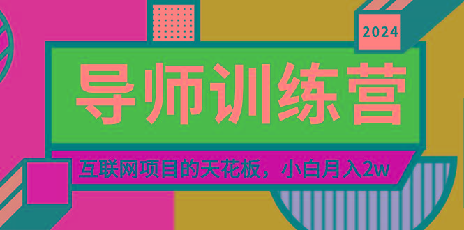 《导师训练营》精准粉丝引流的天花板，小白月入2w-泱泱学习社