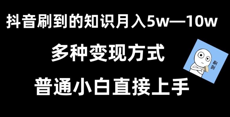 抖音刷到的知识，每天只需2小时，日入2000+，暴力变现，普通小白直接上手【揭秘】-泱泱学习社