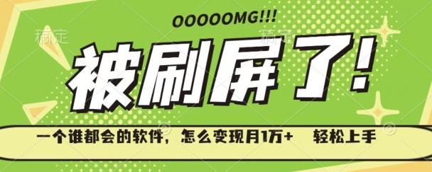 一个谁都会的软件，怎么变现月1万+轻松上手-泱泱学习社