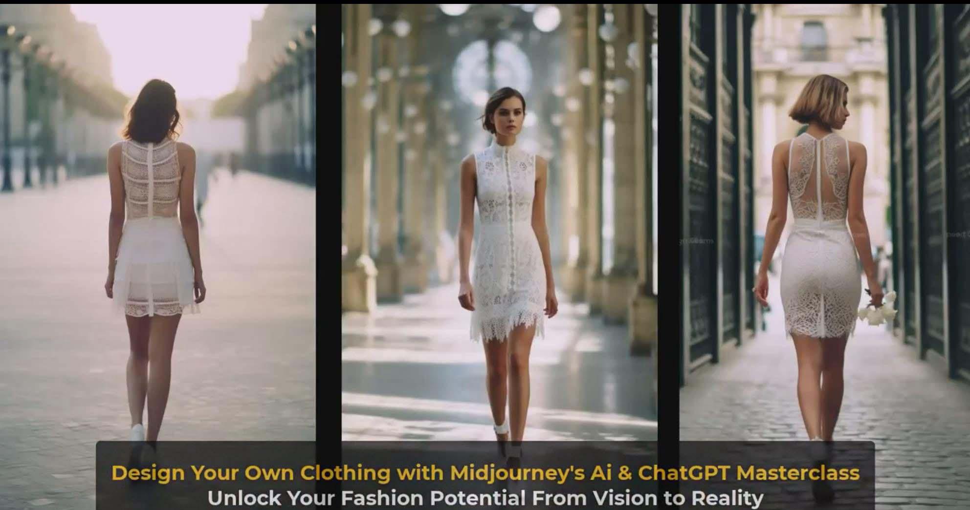 图片[2]-利用 Midjourneys Ai 人工智能设计自己的服装AI大师班-10节课-中英字幕-泱泱学习社