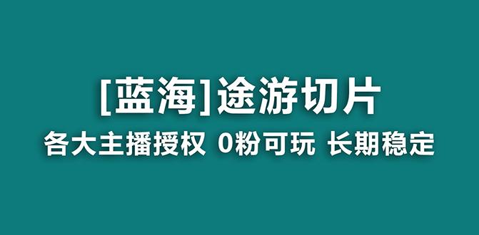 抖音途游切片，龙年第一个蓝海项目，提供授权和素材，长期稳定，月入过万-泱泱学习社