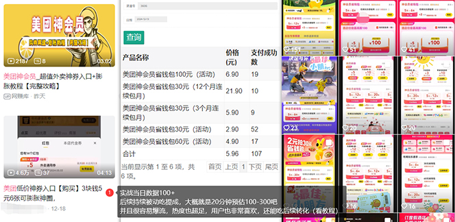 美团神券/神会员_入门级教程，外卖券膨胀推广项目【蓝海市场攻略】-泱泱学习社