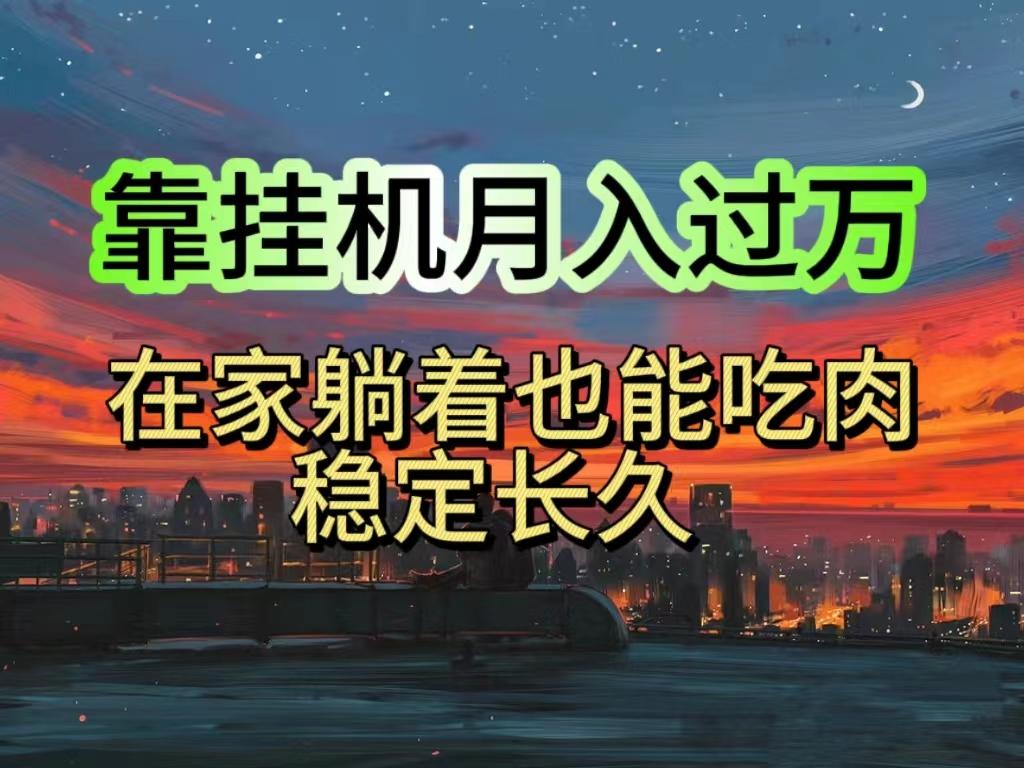 挂机项目日入1000+，躺着也能吃肉，适合宝爸宝妈学生党工作室，电脑手…-泱泱学习社