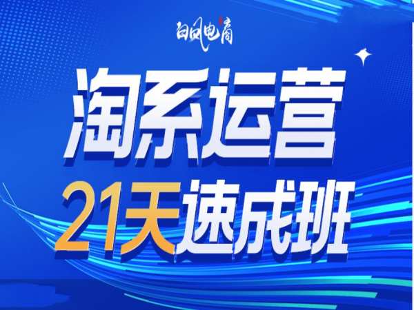 淘系运营21天速成班35期，年前最后一波和2025方向-泱泱学习社