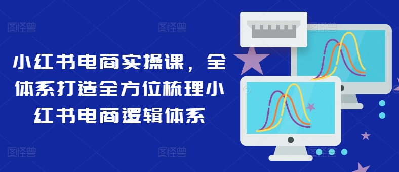 小红书电商实操课，全体系打造全方位梳理小红书电商逻辑体系-泱泱学习社