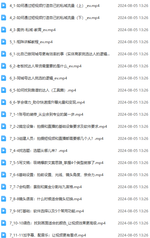 图片[2]-实体店老板获客特训营：认知、定位、文案、矩阵、直播、AI等(72节-泱泱学习社
