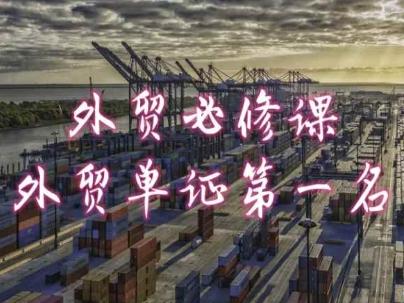 外贸必修课-外贸单证第一名-共勤外贸教程-泱泱学习社