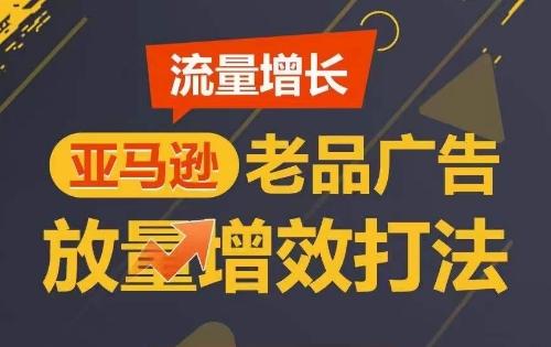 流量增长 亚马逊老品广告放量增效打法，短期内广告销量翻倍-泱泱学习社
