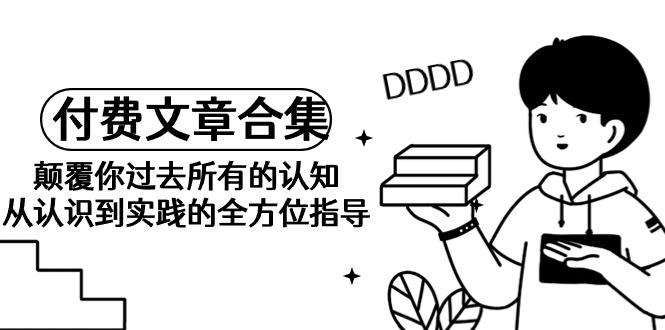 (9646期)《某公众号付费文章合集》颠覆你过去所有的认知 从认识到实践的全方位指导-泱泱学习社