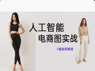 人工智能SD电商图实战，ai绘图0基础到精通-泱泱学习社