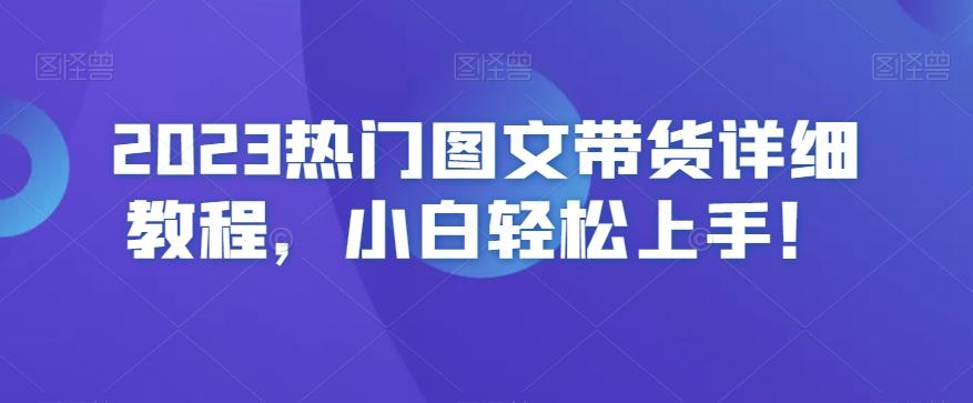 2023热门图文带货详细教程，小白轻松上手！-泱泱学习社
