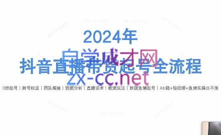六六老师·2024年抖音直播带货起号全攻略-泱泱学习社