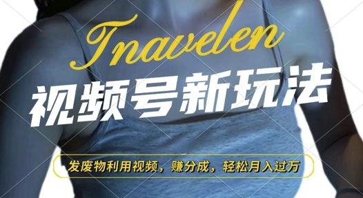 视频号新玩法，废物利用视频，撸分成收益，轻松月入过W【揭秘】-泱泱学习社