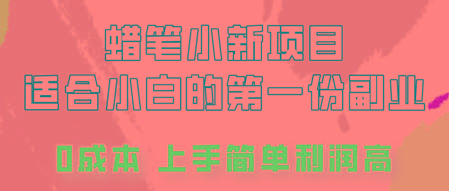 蜡笔小新项目拆解，0投入，0成本，小白一个月也能多赚3000+-泱泱学习社