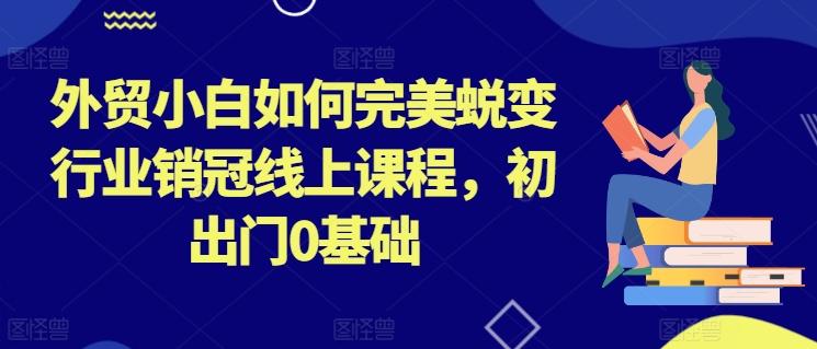 外贸小白如何完美蜕变行业销冠线上课程，初出门0基础-泱泱学习社