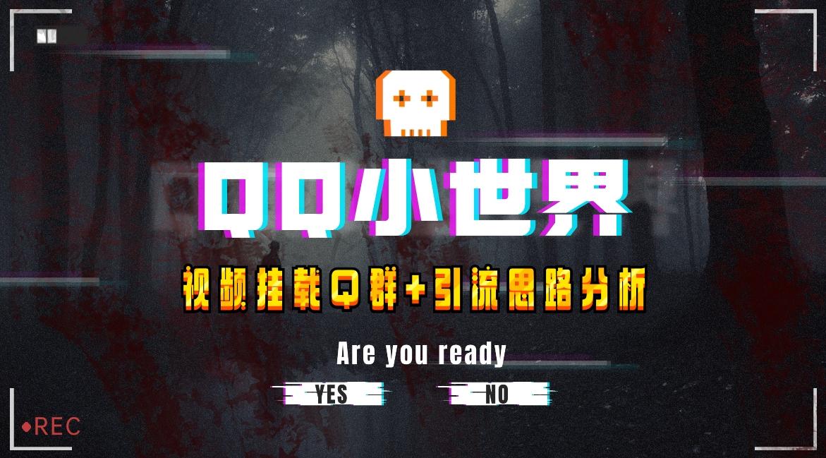 【全网首发】QQ小世界_Q群挂载教程+引流思路分析-泱泱学习社
