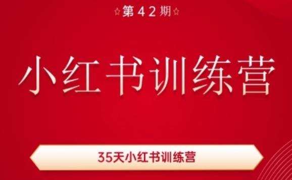 35天小红书训练营(42期)，用好小红书，做你喜欢又擅长的事，涨粉又赚钱-泱泱学习社
