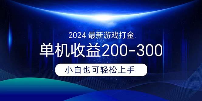 2024最新游戏打金单机收益200-300-泱泱学习社