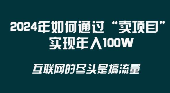 2024年 做项目不如‘卖项目’更快更直接！年入100万-泱泱学习社