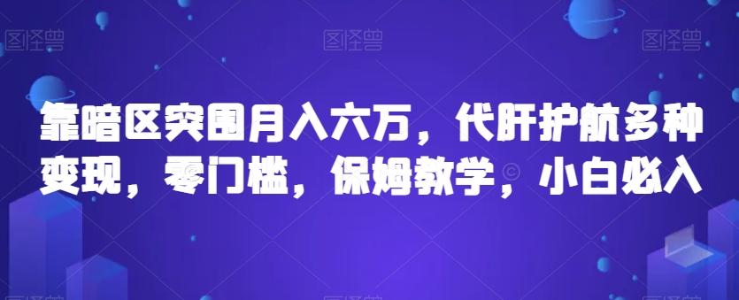 靠暗区突围月入六万，代肝护航多种变现，零门槛，保姆教学，小白必入【揭秘】-泱泱学习社