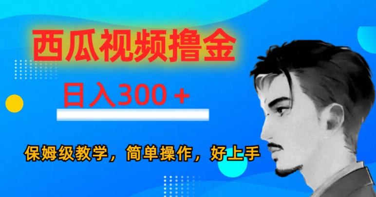 西瓜视频撸金日入300，保姆级教学，简单操作，好上手-泱泱学习社