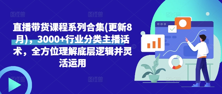 直播带货课程系列合集(更新8月)，3000+行业分类主播话术，全方位理解底层逻辑并灵活运用-泱泱学习社